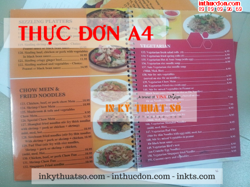 In thuc don A4 tai Cong ty TNHH In Ky Thuat So - Digital Printing