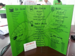 In menu flyer - menu dạng tờ rơi giới thiệu các món đặc sản Bình Dương cho quán ăn tại Bình Thạnh