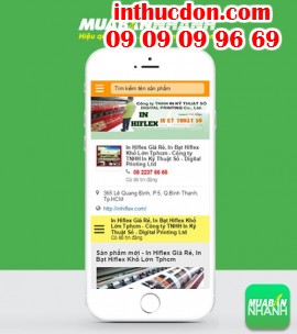 PhonePage - Trang Số Điện Thoại của In Hiflex, 226, Minh Thiện, In Thực Đơn, 23/04/2016 09:48:03